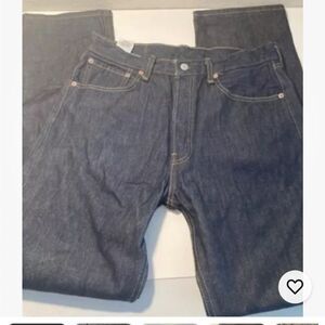 Nwot vintage 501 dark blue wash Levi’s straight leg jeans